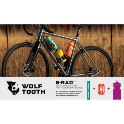 Wolf-tooth Adaptador Portabidón B-Rad -Shimano || SRAM || XLC Soldes wolf tooth adaptador portabidon b rad 4
